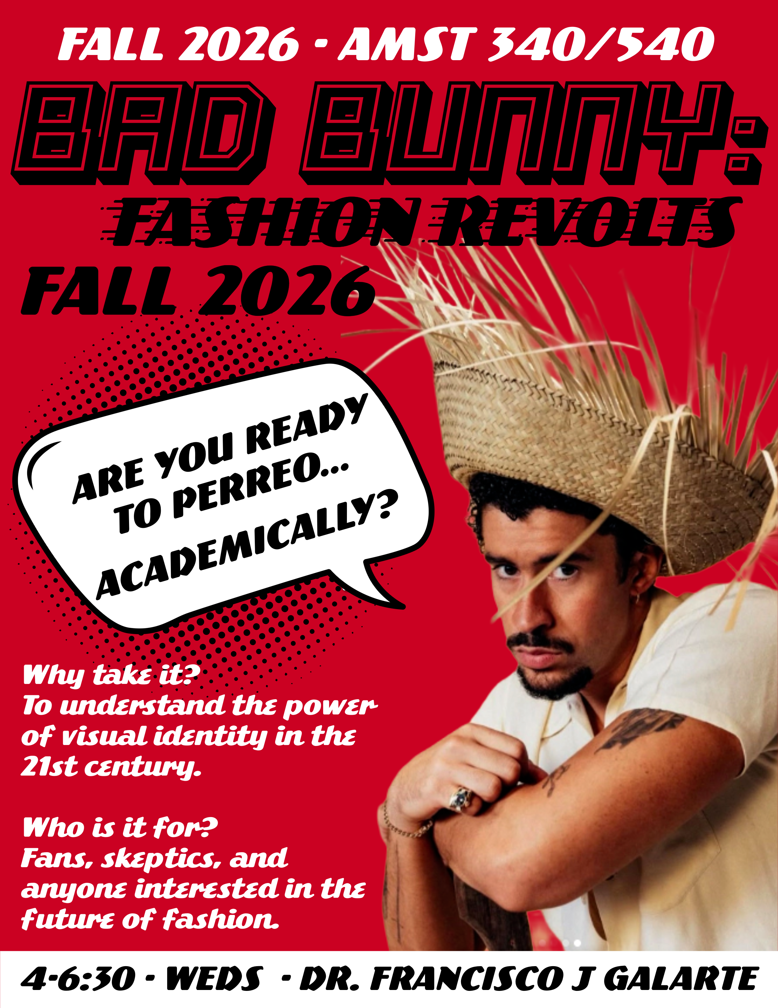 Bad Bunny Course Flyer